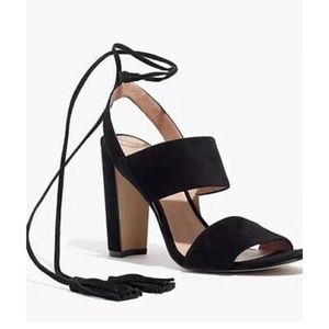 Gorgeous Madewell suede sandals in black size 9.5